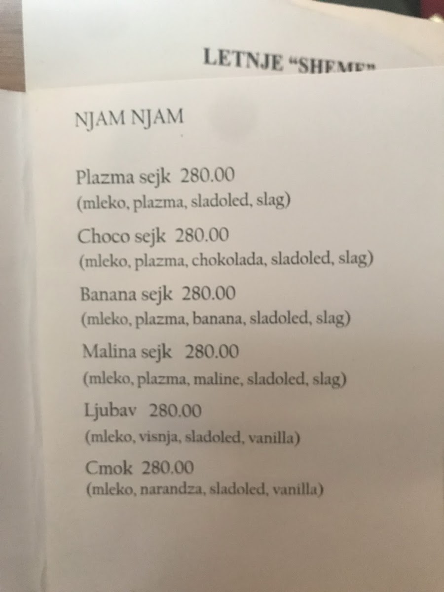 Menu Ljutic-2